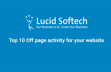 Top 10 Off page activity for your website