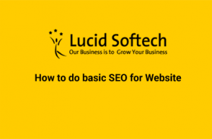 How to do basic SEO for Website
