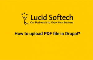 How to upload PDF file in Drupal?
