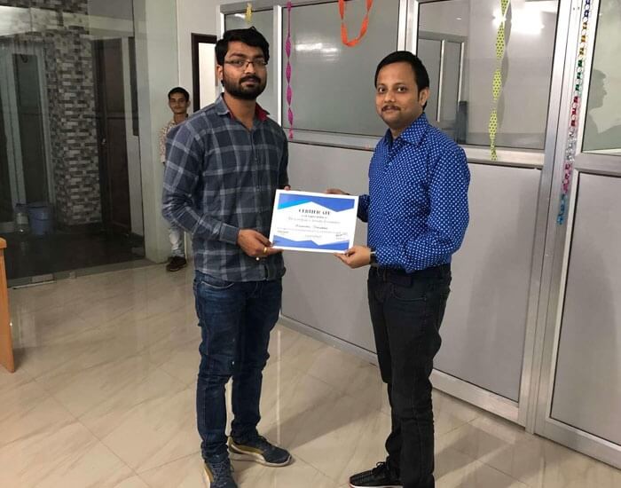 Employee of the month December 2018