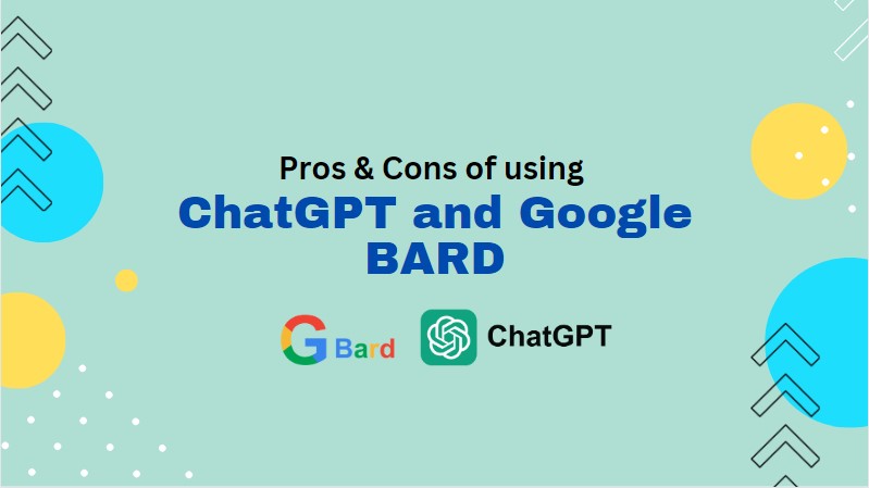 Pros & Cons of using ChatGPT and Google BARD to write content for your website.